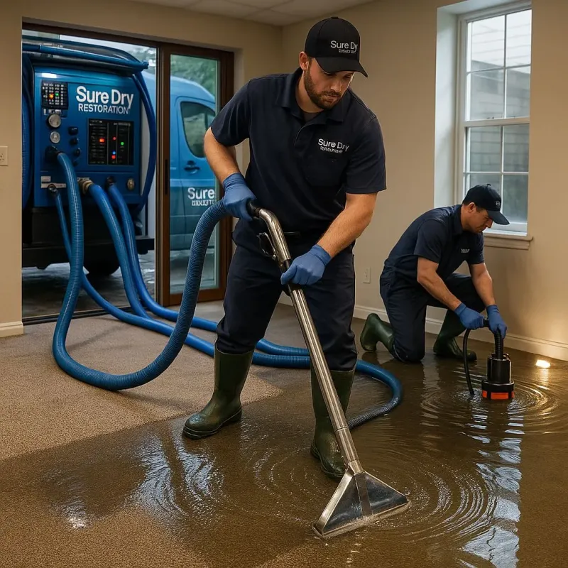 Water Extraction and Removal process in Quinton, OK